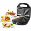 Tosti-ijzer - Aigi Ciplo - Sandwichmaker - CoolTouch Hendel - Zwart/Zilver 4