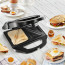 Tosti-ijzer - Aigi Ciplo - Sandwichmaker - CoolTouch Hendel - Zwart/Zilver 9