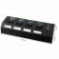 USB Hub - High Speed 4 Ports 3.0 - Multi Oplaadadapter - Aan/Uit Knop - LED Verlichting - Zwart 4