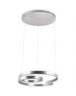 LED Hanglamp - Trion Renie - 68W - Warm Wit 3000K - Dimbaar - Rond - Geborsteld Aluminium - Metaal 1