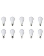 LED Lamp 10 Pack - E27 Fitting - 10W Dimbaar - Natuurlijk Wit 4200K