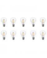 LED Lamp 10 Pack - Filament - E27 Fitting - 6W - Natuurlijk Wit 4200K