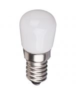 LED Lamp - Aigi Santra - 1.5W - E14 Fitting - Helder/Koud Wit 6500K - Mat Wit - Glas