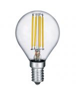 LED Lamp - Filament - Trion Tropin - E14 Fitting - 2W - Warm Wit-2700K - Transparant Helder -  Glas