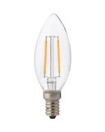 LED Lamp - Kaarslamp - Filament - E14 Fitting - 2W - Natuurlijk Wit 4200K