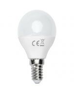 LED Lamp - Smart LED - Aigi Kiyona - Bulb G45 - 5W - E14 Fitting - Slimme LED - Wifi LED - Aanpasbare Kleur - Mat Wit - Glas