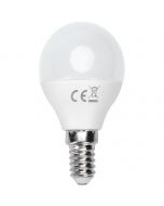 LED Lamp - Smart LED - Aigi Kiyona - Bulb G45 - 7W - E14 Fitting - Slimme LED - Wifi LED - Aanpasbare Kleur - Mat Wit - Glas