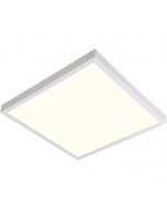 LED Paneel - 60x60 Natuurlijk Wit 4200K - 45W Opbouw Vierkant - Mat Wit - Flikkervrij