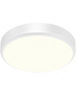 LED Plafondlamp met Sensor + Dag en Nacht Sensor - Brinton Gruna - 20W 2000lm - Natuurlijk Wit 4000K - IP54 - Opbouw - Rond - Wit