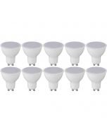 LED Spot 10 Pack - GU10 Fitting - 4W - Natuurlijk Wit 4200K