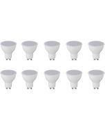 LED Spot 10 Pack - GU10 Fitting - 6W - Helder/Koud Wit 6400K