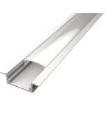 LED Strip Profiel - Velvalux Profi - Wit Aluminium - 1 Meter - 24.7x7mm - Inbouw