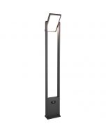 LED Tuinverlichting met Bewegingssensor - Staande Buitenlamp - Trion Walla - 5W - Aanpasbare kleur - Rechthoek - Antraciet - Aluminium - 101cm 1