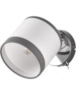 LED Wandlamp - Wandverlichting - Trion Vamos - E14 Fitting - Rond - Chroom - Metaal 1