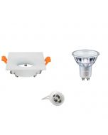 PHILIPS - LED Spot Set - MASTER 927 36D VLE DT - GU10 Fitting - Dimbaar - Inbouw Vierkant - Mat Wit - 4.9W - Warm Wit 2700K - 85mm