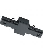 Spanningsrail Doorverbinder - Trion Dual - Rechte Connector - 2 Fase - Mat Zwart