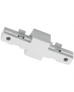 Spanningsrail Isolator - Trion Dual - Rechte Connector - 2 Fase - Mat Wit