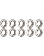 Spot Armatuur 10 Pack - GU10 Inbouwspot - Rond - Chroom - Aluminium - Kantelbaar Ø82mm