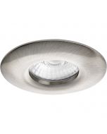 Spot Armatuur GU10 - Pragmi Luno Pro - Waterdicht IP65 - Inbouw Rond - Mat Nikkel - Aluminium - Ø82mm