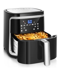 Airfryer - Aigi Frina - Hetelucht Friteuse - Timer - 7 Liter - LED Touchscreen - Zwart