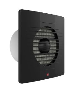 Badkamerventilator - Venton - Ø100mm - Zwart