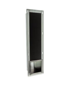 Inbouw Reserve Toiletrolhouder - Leoni Reson - RVS - Gunmetal Grijs