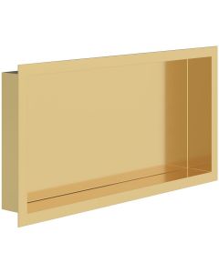 Inbouwnis - Leoni Prim - 30x60x7cm - Geborsteld Goud