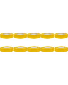 Isolatietape 10 Pack - Yurga - Geel - 20mmx20m