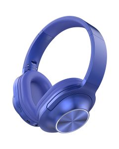 Koptelefoon - Aigi Moski - Draadloos - Bluetooth - On Ear - Blauw