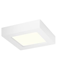 LED Downlight Slim Pro - Aigi Strilo - Opbouw Vierkant 6W - Natuurlijk Wit 4000K - Mat Wit - Kunststof