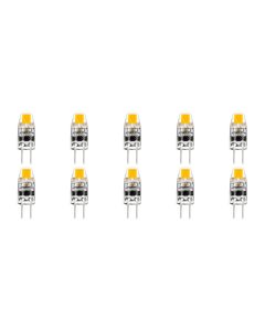 LED Lamp 10 Pack - G4 Fitting - Dimbaar - 2W - Helder/Koud Wit 6000K | Vervangt 20W