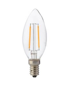 LED Lamp - Kaarslamp - Filament - E14 Fitting - 4W - Warm Wit 2700K