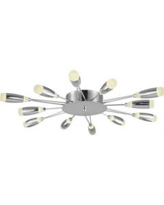 LED Modern Design Plafondlamp / Plafondverlichting Fave 62W Natuurlijk Wit 4000K Aluminium Chrome Armatuur