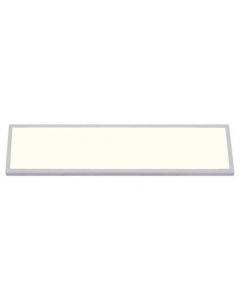 LED Paneel - 30x120 Natuurlijk Wit 4200K - 36W Opbouw Rechthoek - Mat Wit Aluminium