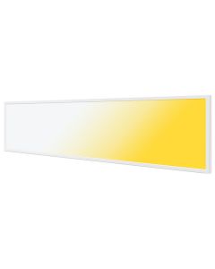 LED Paneel 30x120 - Velvalux Lumis - LED Paneel Systeemplafond - Aanpasbare Kleur CCT - 40W - Inbouw - Rechthoek - Wit - Flikkervrij