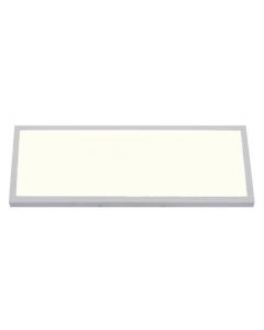 LED Paneel - 30x60 Natuurlijk Wit 4200K - 24W Opbouw Rechthoek - Mat Wit Aluminium