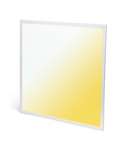 LED Paneel 60x60 - Velvalux Lumis - LED Paneel Systeemplafond - Aanpasbare Kleur CCT - 40W - Inbouw - Vierkant - Wit - Flikkervrij