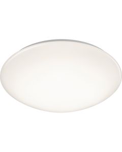 LED Plafondlamp met Bewegingssensor - Trion Poly - Opbouw Rond 12W - Spatwaterdicht IP44 - Warm Wit 3000K - 360° - Mat Wit