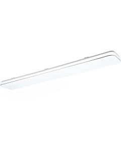 LED Plafondlamp - Plafondverlichting - Trion Lana - 46W - Natuurlijk Wit 4000K - Dimbaar - Rechthoek - Wit - Kunststof 1