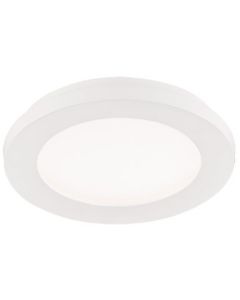 LED Plafondlamp - Trion Camy - Opbouw Rond 10W - Spatwaterdicht IP44 - Dimbaar - Warm Wit 3000K - Mat Wit