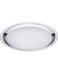 LED Plafondlamp - Trion Mikany - 95W - Aanpasbare Kleur - Dimbaar - Afstandsbediening - Rond - Mat Wit