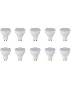 LED Spot 10 Pack - GU10 Fitting - 6W - Helder/Koud Wit 6400K