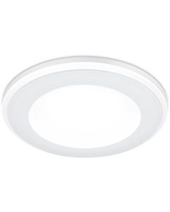 LED Spot - Inbouwspot - Trion Auran - 5W - Warm Wit 3000K - Rond - Mat Wit - Kunststof