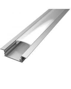 LED Strip Profiel - Velvalux Profi - Zilver Aluminium - 1 Meter - 24.7x7mm - Inbouw