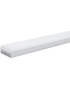 LED TL Armatuur met T5 Buis - Aigi Shado - 60cm - 12W - Koppelbaar - Natuurlijk Wit 4000K - Mat Wit - Kunststof