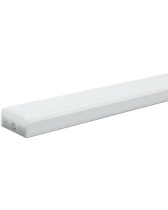 LED TL Armatuur met T5 Buis - Keukenverlichting - Aigi Shado - 120cm - 40W - Koppelbaar - Helder/Koud Wit 6500K - Mat Wit