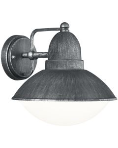 LED Tuinverlichting - Tuinlamp - Trion Amira - Wand - E27 Fitting - Mat Zwart - Aluminium