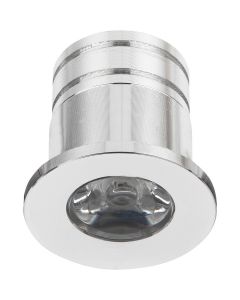 LED Veranda Spot Verlichting - 3W - Natuurlijk Wit 4000K - Inbouw - Dimbaar - Rond - Mat Zilver - Aluminium - Ø31mm