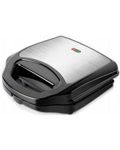 Tosti-ijzer - Aigi Ciplo - Sandwichmaker - CoolTouch Hendel - Zwart/Zilver