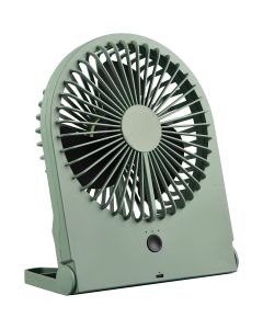 Ventilator - Trion Breezi - Tafelventilator - Staand - Rechthoek - Mat Groen - Kunststof